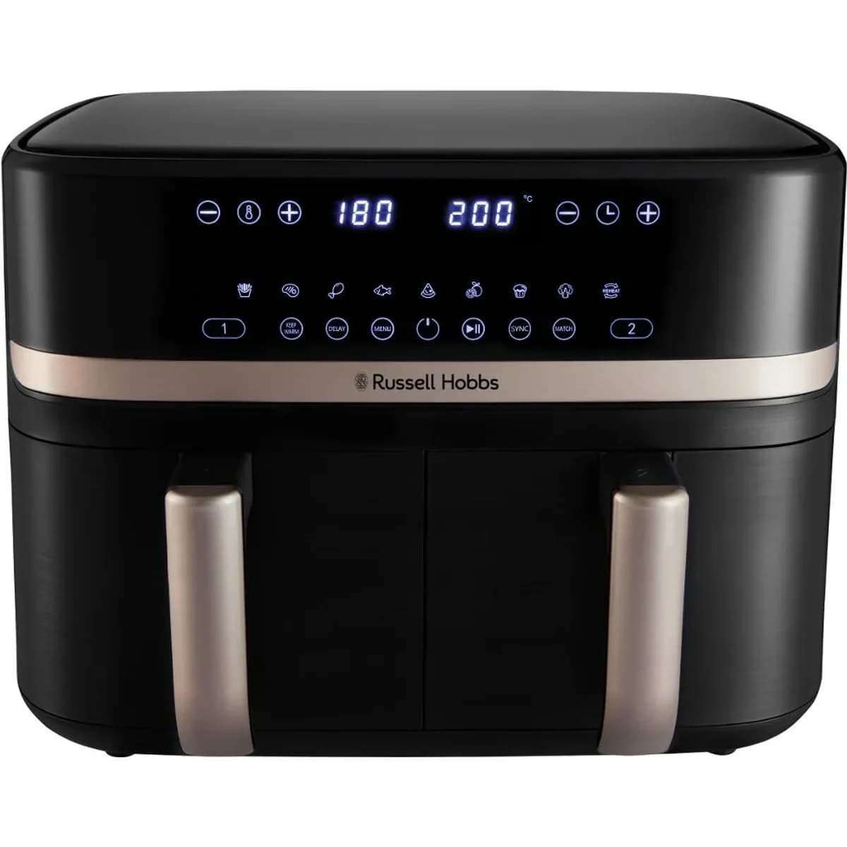 Horkovzdušná fritéza Russell hobbs Satisfry Dual basket 9 l