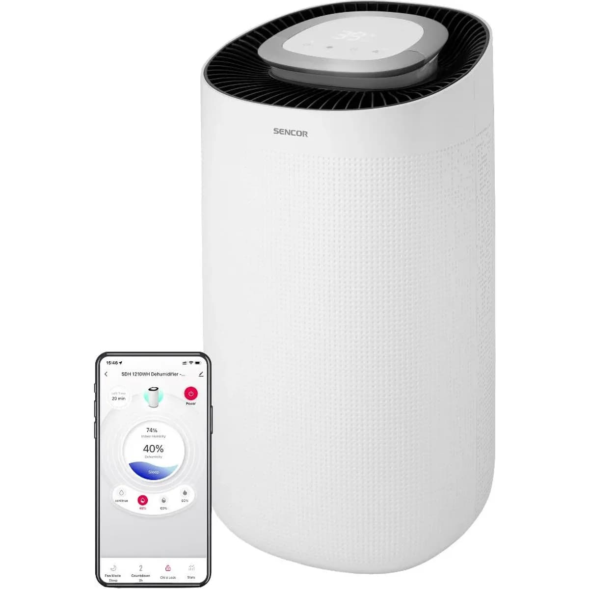 Odvlhčovač vzduchu Sencor SDH 1210WH