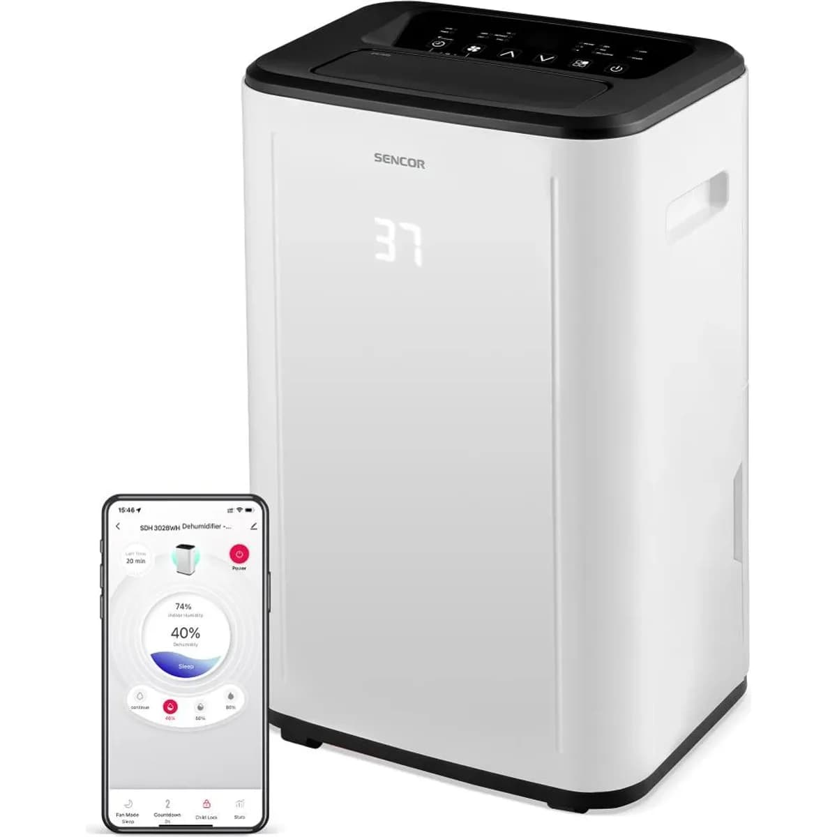 Odvlhčovač vzduchu Sencor SDH 3028WH