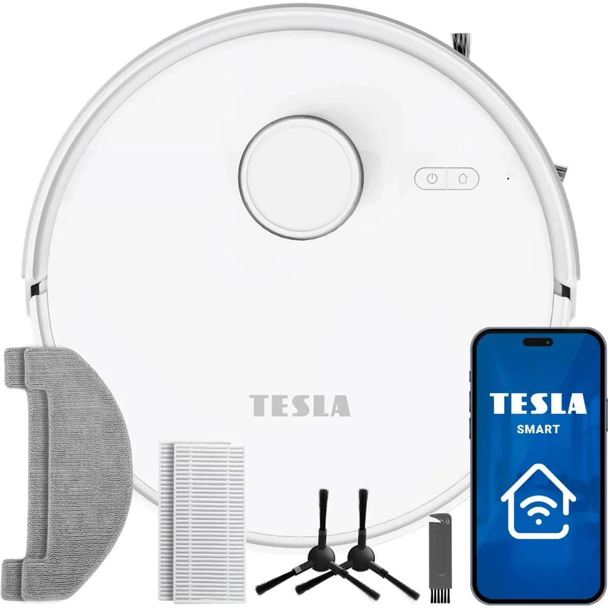 Robotický vysavač 2v1 Tesla IQ660 RoboStar White