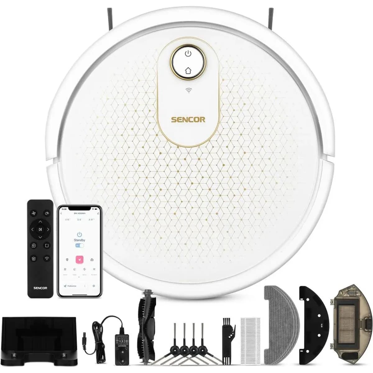 Robotický vysavač Sencor SRV 4550WH