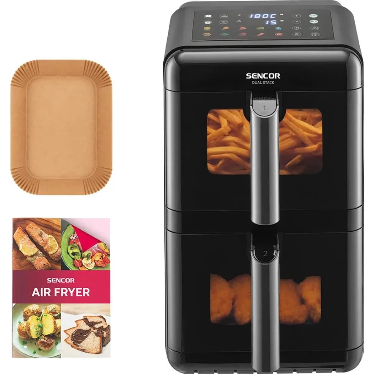 Horkovzdušná fritéza Sencor SFR 1260BK