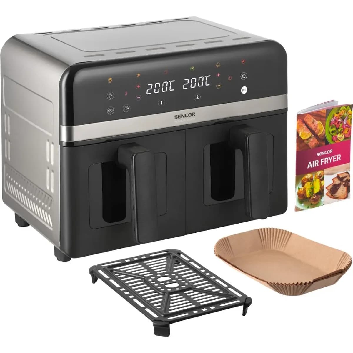 Horkovzdušná fritéza Sencor SFR 8800SS INOX
