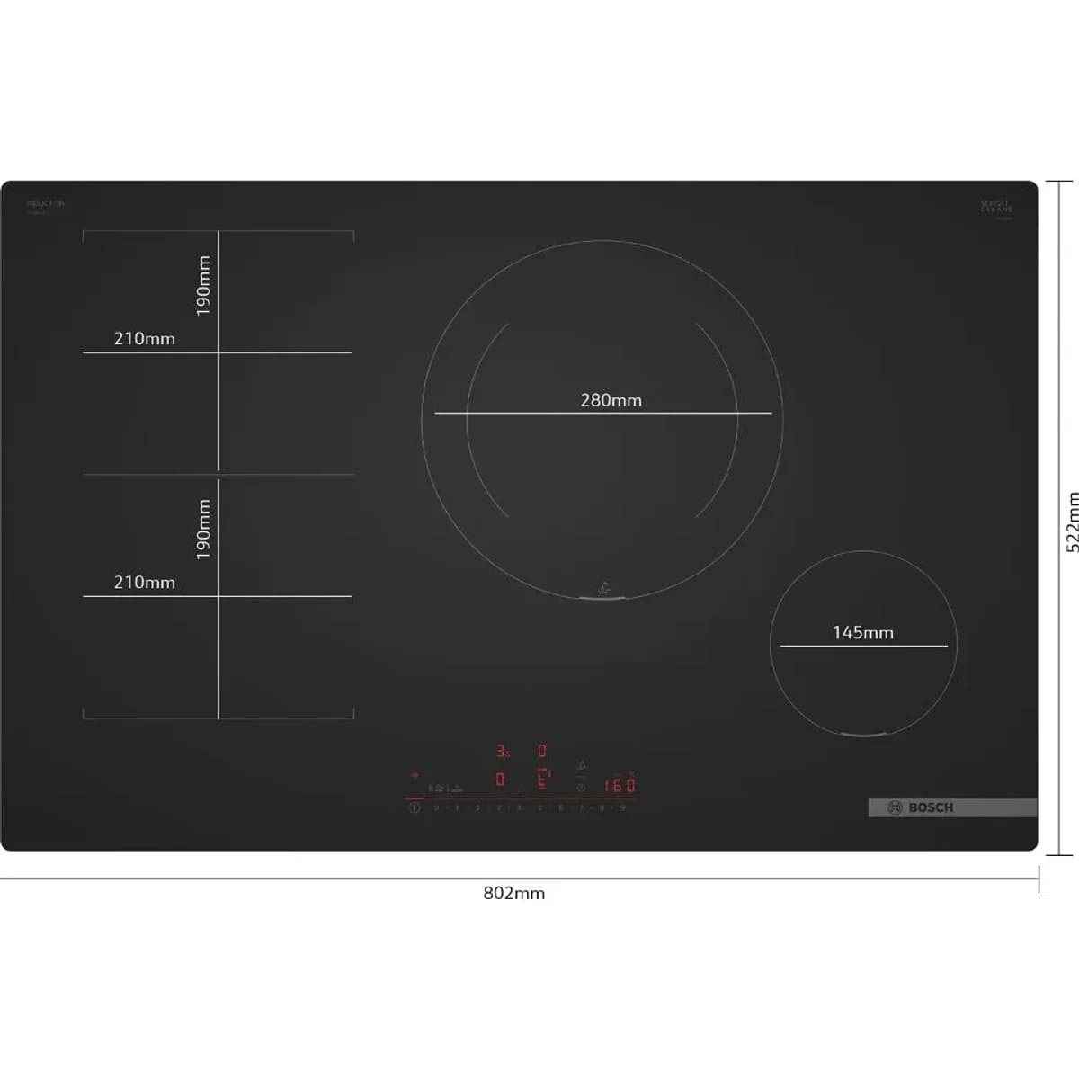 Varná deska Bosch PVS81AHC1E Serie 6