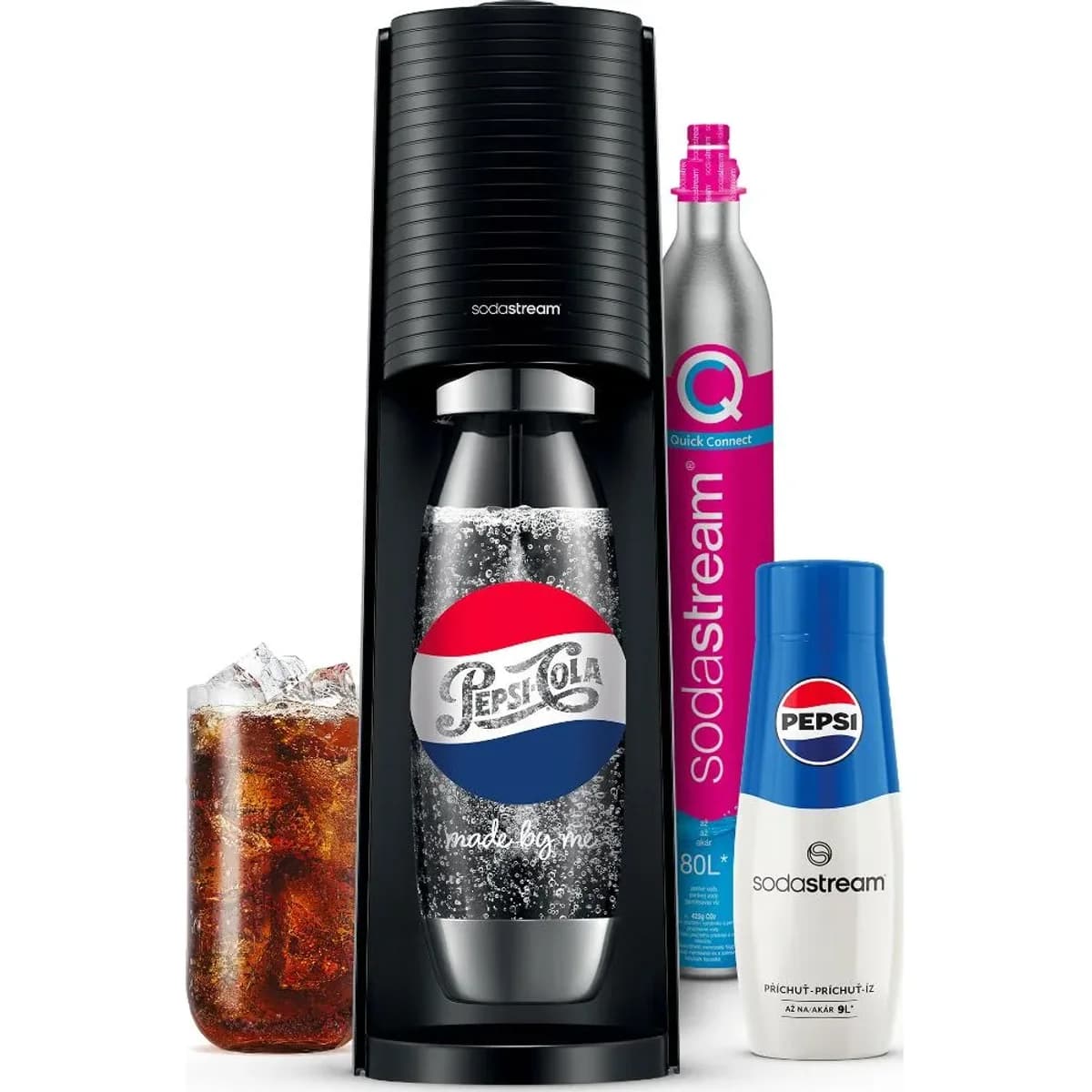 Výrobník sody Sodastream TERRA Black Pepsi Mpack