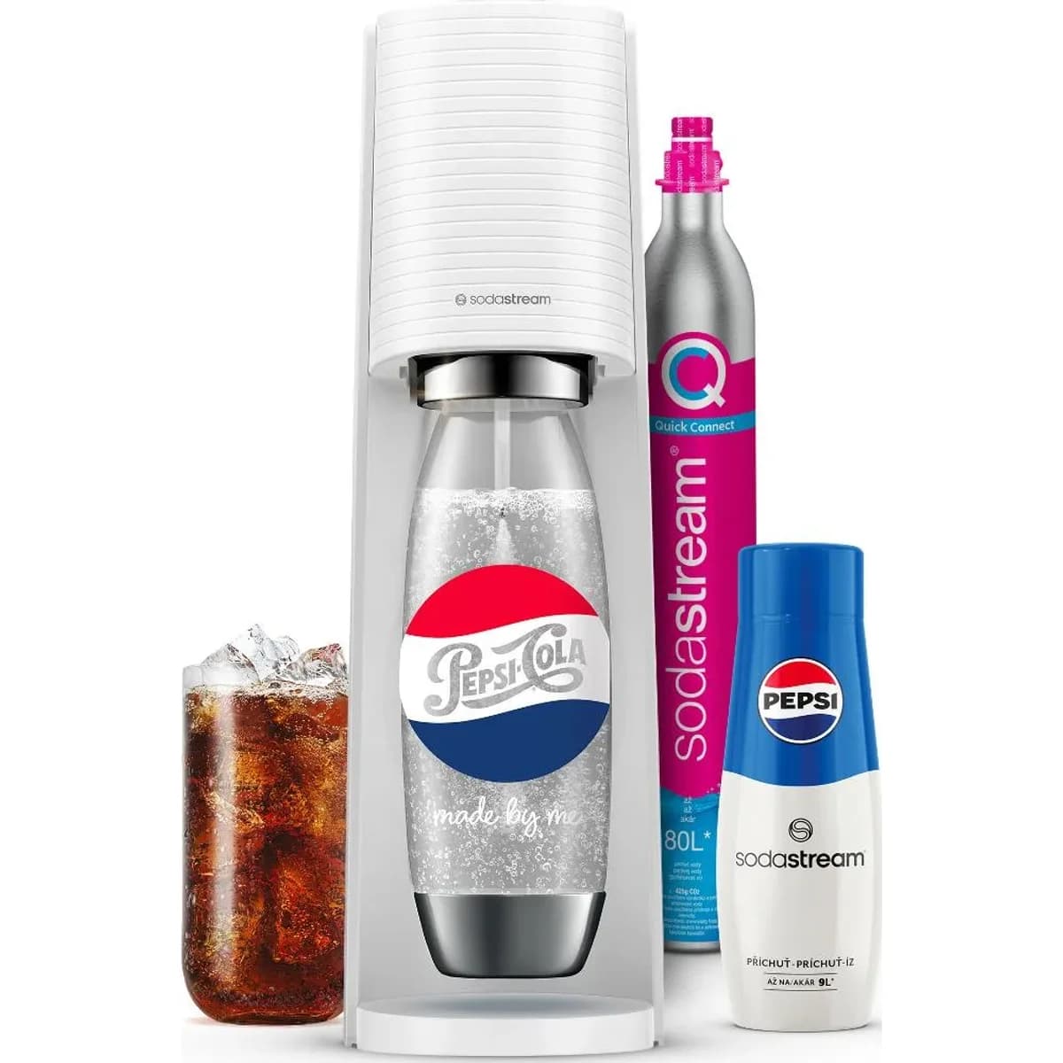 Výrobník sody Sodastream TERRA White Pepsi Mpack
